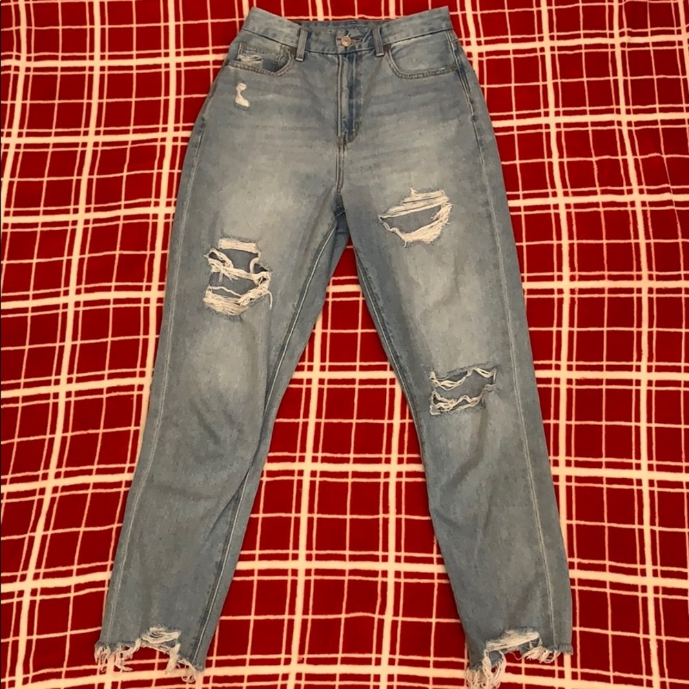 American eagle outfitters curvy mom jean